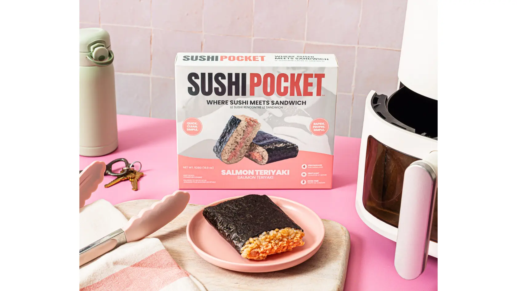 Frozen sushi snacks